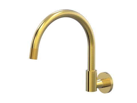 Tapware ParTaps IDK Sink Wall Swivel Outlet Colour: Brushed Gold Place & Palette