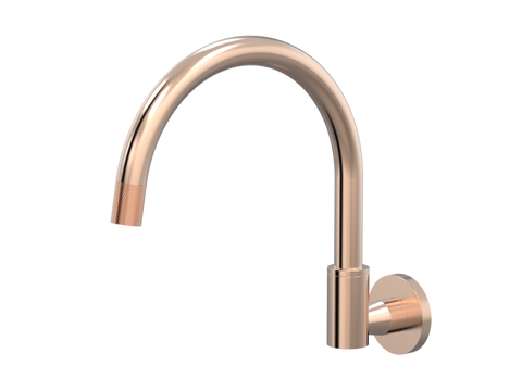 Tapware ParTaps IDK Sink Wall Swivel Outlet Colour: Brushed Rose Gold Place & Palette