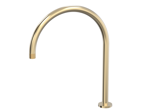 Tapware ParTaps IDK Spa Hob Swivel Outlet Colour: Brushed Brass Gold Style: X-Large Place & Palette