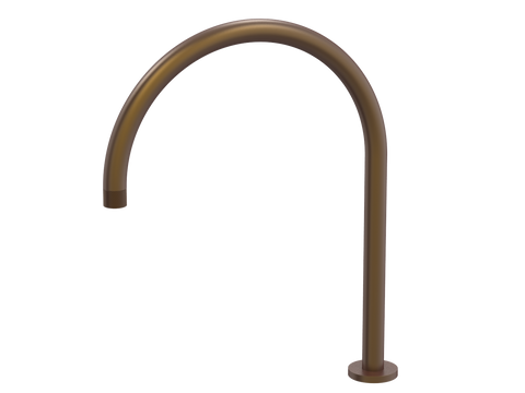 Tapware ParTaps IDK Spa Hob Swivel Outlet Colour: Native Brass Style: X-Large Place & Palette