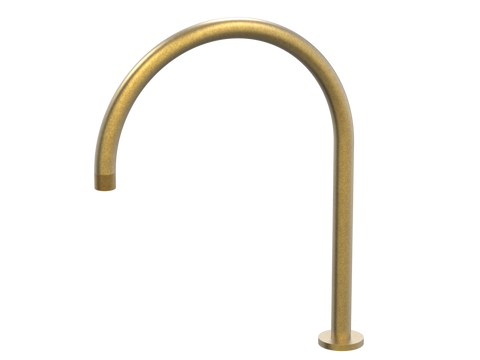 Tapware ParTaps IDK Spa Hob Swivel Outlet Colour: Rumbled Brass Style: X-Large Place & Palette
