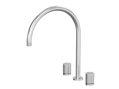 Tapware ParTaps IDK Spa Set Hob Swivel Colour: Brushed Chrome Size: XL Place & Palette