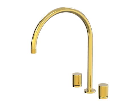 Tapware ParTaps IDK Spa Set Hob Swivel Colour: Gold Size: XL Place & Palette