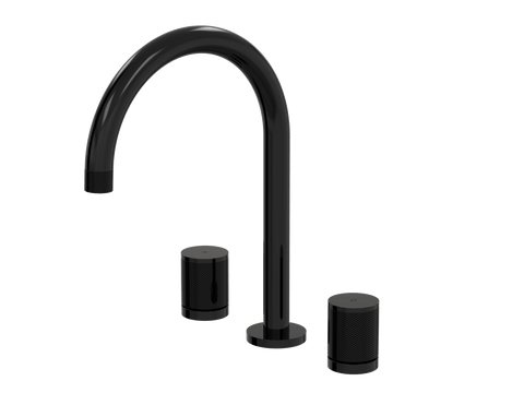 Tapware ParTaps IDK Spa Set Hob Swivel Colour: Midnight Black Size: Original Place & Palette