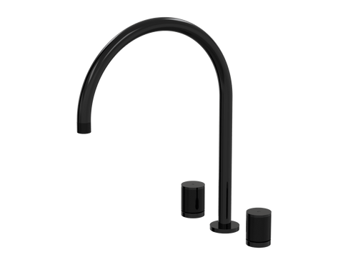 Tapware ParTaps IDK Spa Set Hob Swivel Colour: Midnight Black Size: XL Place & Palette