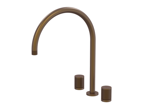 Tapware ParTaps IDK Spa Set Hob Swivel Colour: Native Brass Size: XL Place & Palette