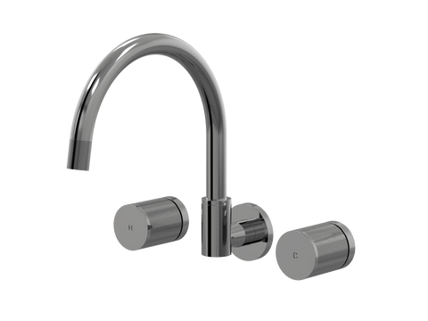 Tapware ParTaps IDK Spa Set Wall Swivel Colour: Black Sapphire Size: Original Place & Palette
