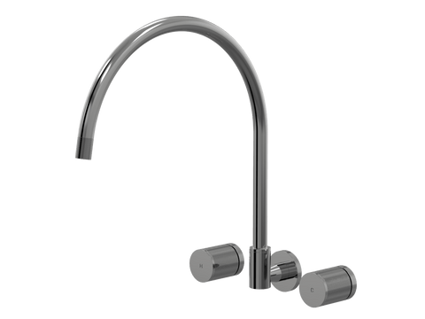 Tapware ParTaps IDK Spa Set Wall Swivel Colour: Black Sapphire Size: XL Place & Palette