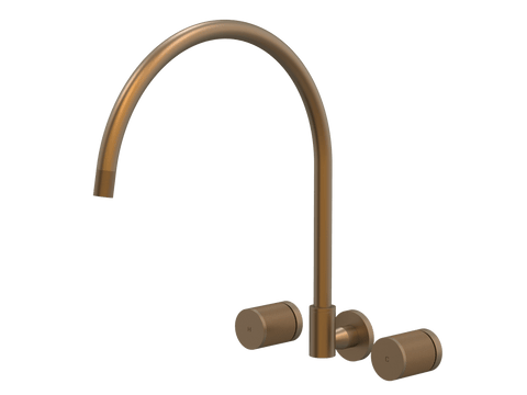 Tapware ParTaps IDK Spa Set Wall Swivel Colour: Burnished Size: XL Place & Palette