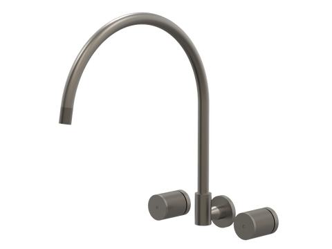 Tapware ParTaps IDK Spa Set Wall Swivel Colour: Gunmetal Size: XL Place & Palette