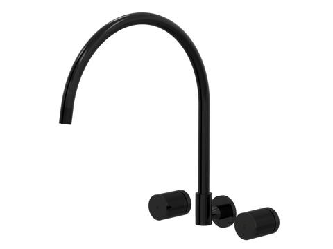 Tapware ParTaps IDK Spa Set Wall Swivel Colour: Midnight Black Size: XL Place & Palette