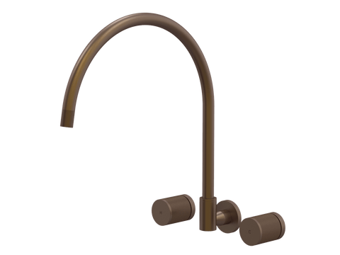 Tapware ParTaps IDK Spa Set Wall Swivel Colour: Native Brass Size: XL Place & Palette