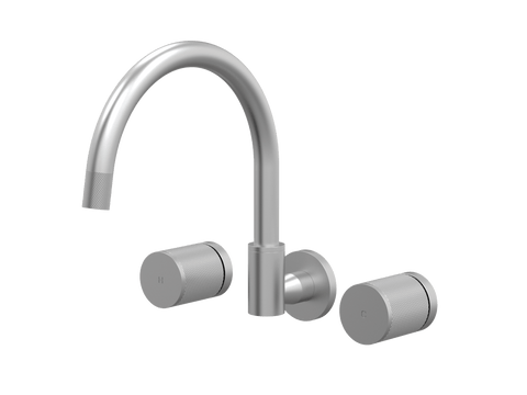 Tapware ParTaps IDK Spa Set Wall Swivel Colour: Satin Pearl Size: Original Place & Palette