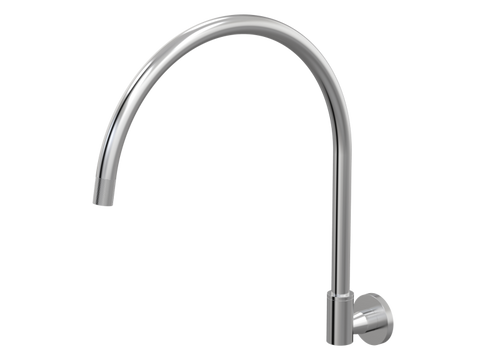 Tapware ParTaps IDK Spa Wall Swivel Outlet Colour: Brushed Chrome Style: X-Large Place & Palette