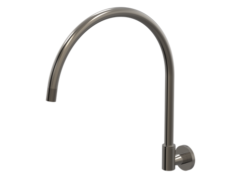Tapware ParTaps IDK Spa Wall Swivel Outlet Colour: Brushed Gunmetal Style: X-Large Place & Palette