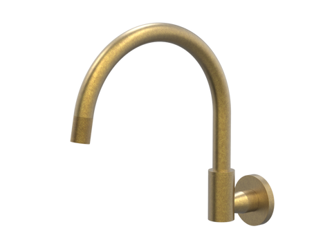 Tapware ParTaps IDK Spa Wall Swivel Outlet Colour: Rumbled Brass Style: Original Place & Palette
