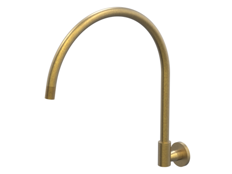 Tapware ParTaps IDK Spa Wall Swivel Outlet Colour: Rumbled Brass Style: X-Large Place & Palette