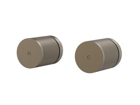 Tapware ParTaps IDK Top Assemblies Wall Pair Colour: Antique Bronze Place & Palette