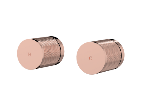 Tapware ParTaps IDK Top Assemblies Wall Pair Colour: Copper Place & Palette