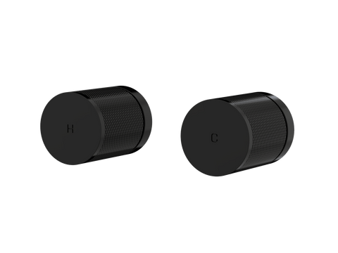 Tapware ParTaps IDK Top Assemblies Wall Pair Colour: Midnight Black Place & Palette