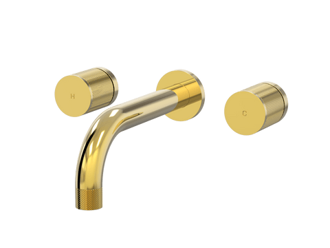 Tapware ParTaps IDK Wall Basin Set Colour: Gold Style: Original Place & Palette