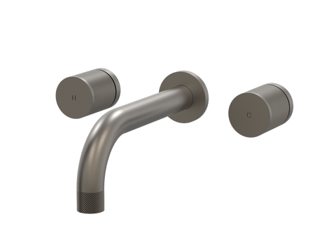 Tapware ParTaps IDK Wall Basin Set Colour: Gunmetal Style: Original Place & Palette
