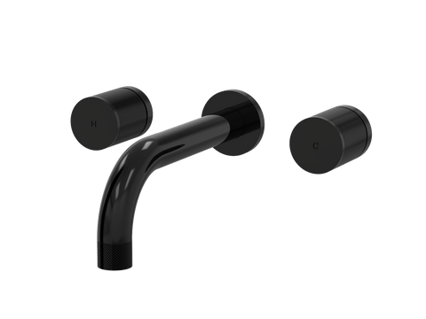 Tapware ParTaps IDK Wall Basin Set Colour: Midnight Black Style: Original Place & Palette