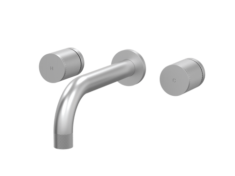 Tapware ParTaps IDK Wall Basin Set Colour: Satin Pearl Style: Original Place & Palette