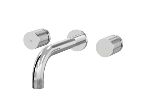 Tapware ParTaps IDK Wall Bath Set - No Plate Colour: Chrome Size: 160mm Place & Palette