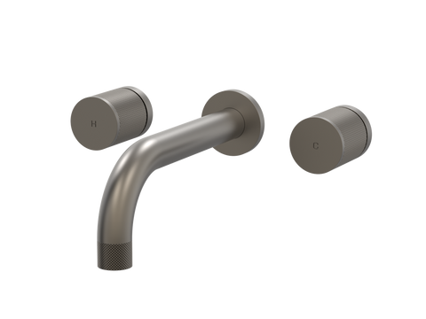 Tapware ParTaps IDK Wall Bath Set - No Plate Colour: Gunmetal Size: 250mm Place & Palette