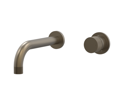 Tapware ParTaps IDK Wall Mixer Basin Set Outlet Colour: Antique Bronze Size: 160mm Place & Palette