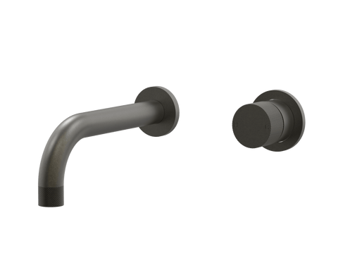 Tapware ParTaps IDK Wall Mixer Basin Set Outlet Colour: Volcanic Grey Size: 160mm Place & Palette