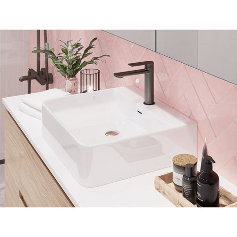 Basins Timberline Iconic 420mm Ceramic Basin Color: White Gloss Place & Palette