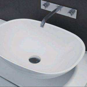 Basins Pietra Bianca Julia Basin Colour: White Matte Place & Palette