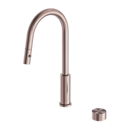 Tapware Nero Kara Progressive Pull Out Kitchen Set Colour: Brushed Bronze Place & Palette