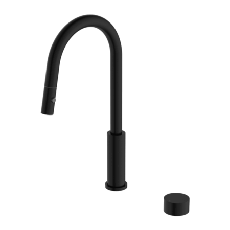 Tapware Nero Kara Progressive Pull Out Kitchen Set Colour: Matte Black Place & Palette
