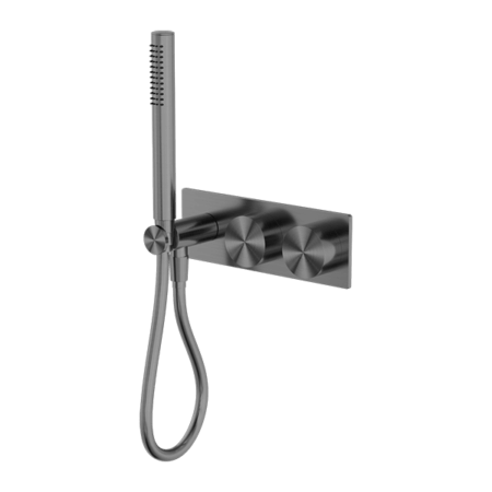 Showers Nero Kara Progressive Shower System Colour: Gun Metal Place & Palette