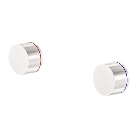 Tapware Nero Kara Wall Top Assemblies Colour: Brushed Nickel Place & Palette