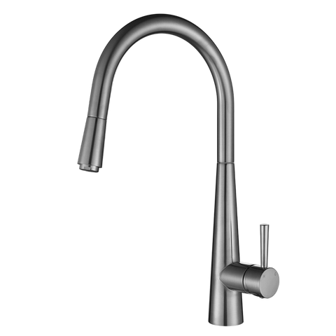 Tapware Modern National Kasper Pull Out Kitchen Mixer Colour: Pvd Brushed Nickel Place & Palette