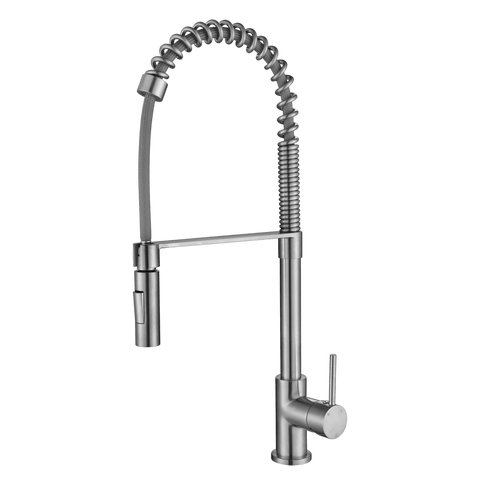 Tapware Modern National Kasper Spring Kitchen Mixer Colour: Pvd Brushed Nickel Place & Palette