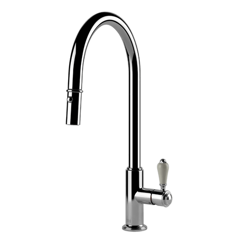 Tapware Turner Hastings Ludlow Pull Out Sink Mixer Colour: Chrome Place & Palette