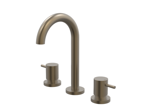 Tapware ParTaps Lugano Basin Set Swivel Colour: Antique Bronze Place & Palette