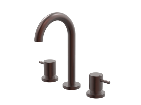 Tapware ParTaps Lugano Basin Set Swivel Colour: Antique Copper Place & Palette