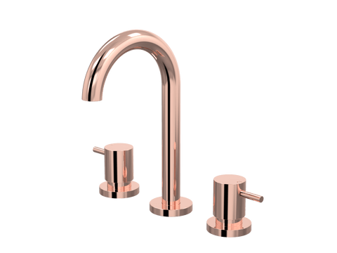 Tapware ParTaps Lugano Basin Set Swivel Colour: Copper Place & Palette