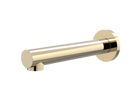 Tapware ParTaps Lugano Basin Wall Fixed Outlet Colour: Brass Gold Style: Original Place & Palette