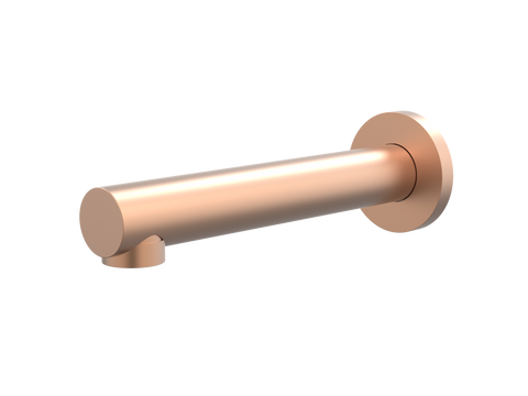 Tapware ParTaps Lugano Basin Wall Fixed Outlet Colour: Brushed Copper Style: Original Place & Palette