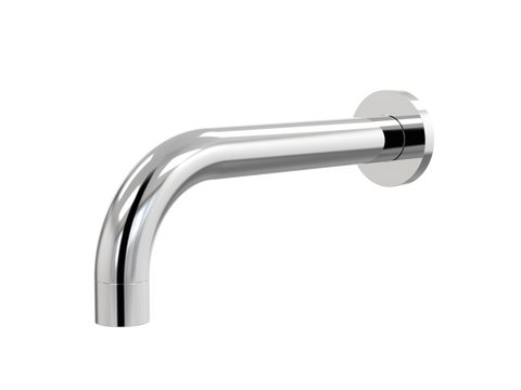Tapware ParTaps Lugano Basin Wall Fixed Outlet Colour: Chrome Style: 90 Degree Place & Palette