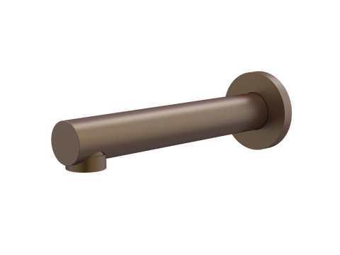 Tapware ParTaps Lugano Basin Wall Fixed Outlet Colour: Native Brass Style: Original Place & Palette