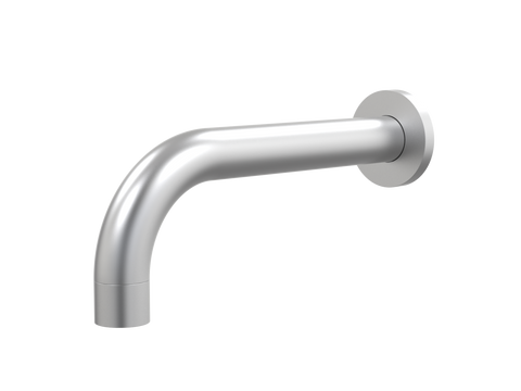 Tapware ParTaps Lugano Basin Wall Fixed Outlet Colour: Satin Pearl Style: 90 Degree Place & Palette