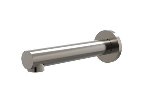 Tapware ParTaps Lugano Bath Wall Fixed Outlet Colour: Brushed Gunmetal Outlet: 160mm Place & Palette